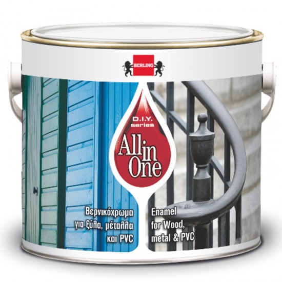 ΑΝΤΙΣΚΩΡΙΑΚΟ ΒΕΡΝΙΚΟΧΡΩΜΑ BERLING ALL IN ONE ΛΕΥΚΟ 0.5LT ΣΠΙΤΙ & ΟΙΚΟΔΟΜΗ