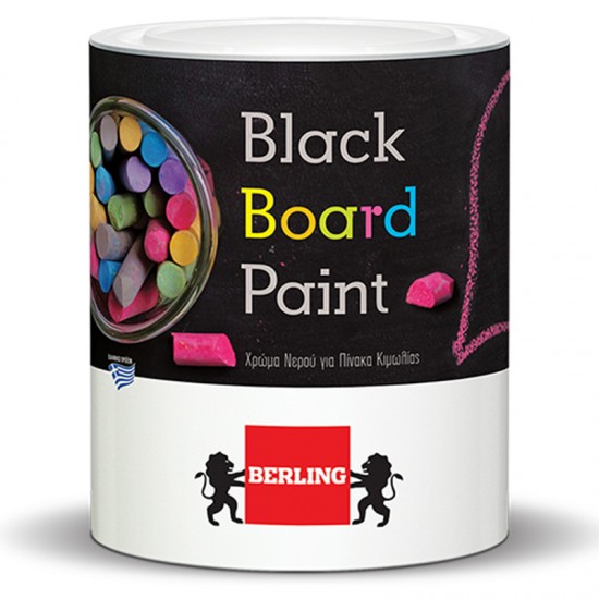 BERLING BLACK BOARD PAINT 0.75LT FOR HOUSES & CONSTRUCTIONS