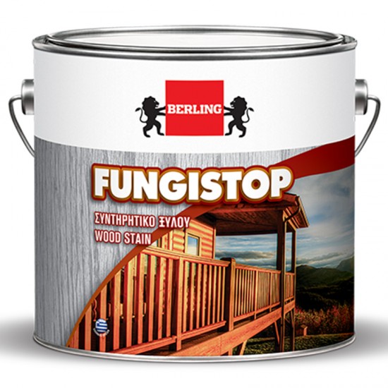 ΣΥΝΤΗΡΗΤΙΚΟ ΞΥΛΟΥ BERLING FUNGISTOP ΜΑΤ ΔΙΑΦΑΝΟ 0.75LT ΣΠΙΤΙ & ΟΙΚΟΔΟΜΗ