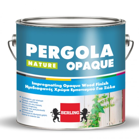 ΧΡΩΜΑ ΕΜΠΟΤΙΣΜΟΥ ΓΙΑ ΞΥΛΑ BERLING NATURE PERGOLA (ΒΑΣΗ C) 0.75LT ΣΠΙΤΙ & ΟΙΚΟΔΟΜΗ