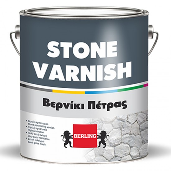 BERLING STONE VARNISH CLEAR 4LT FOR HOUSES & CONSTRUCTIONS