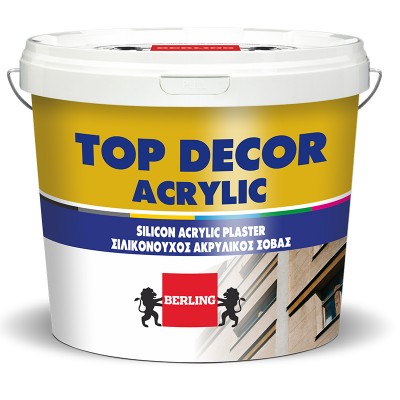 ΣΙΛΙΚΟΝΟΥΧΟΣ ΑΚΡΥΛΙΚΟΣ ΣΟΒΑΣ BERLING TOP DECOR (NO. 1.0MM) 25KG