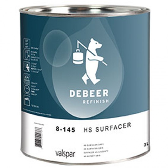 DEBEER HS 8-145 ΓΕΜΙΣΤΙΚΟ ΓΚΡΙ 3LT FOR CAR & BIKE