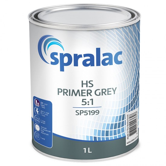 SPRALAC SP VOC 5199 HS 5:1 ΓΚΡΙ 1Lt FOR CAR & BIKE