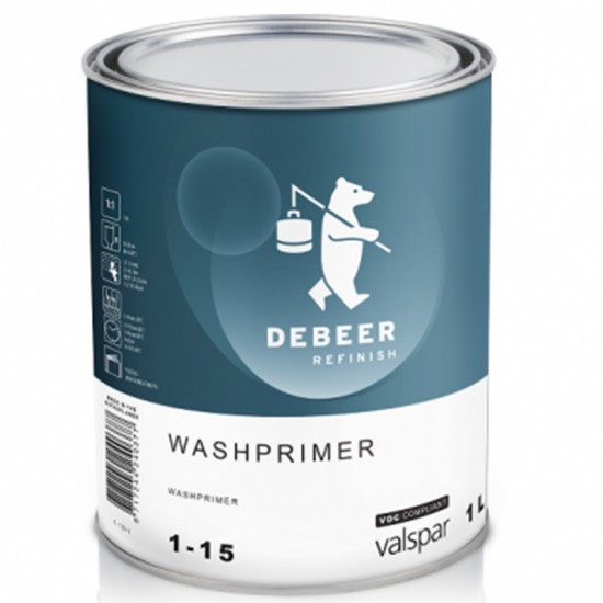 DEBEER  1-15 WASH PRIMER 1Lt FOR CAR & BIKE