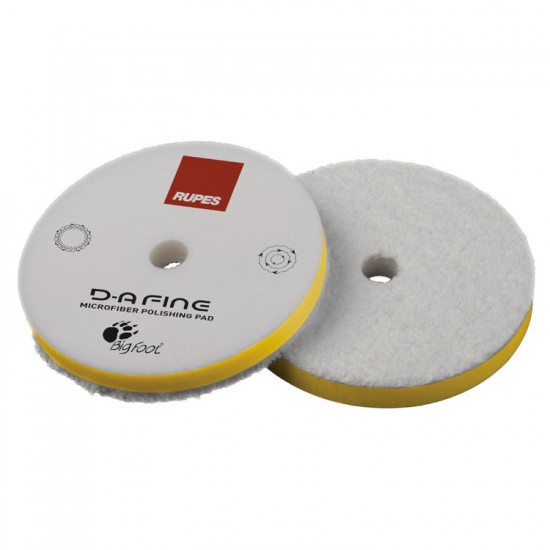 RUPES 9.MF160M ΣΦΟΥΓΓΑΡΙ ΜΕ ΜΙΚΡΟΪΝΕΣ DA FINE, HOOKIT, ΜΕΣΑΙΟ, 160MM (ΚΙΤΡΙΝΟ)