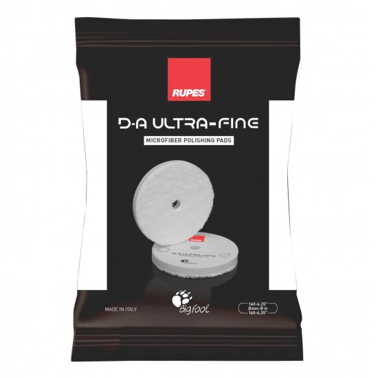 RUPES 9.MF160S ΣΦΟΥΓΓΑΡΙ ΜΕ ΜΙΚΡΟΪΝΕΣ DA ULTRA-FINE, HOOKIT, ΦΙΝΙΡΙΣΜΑΤΟΣ, 160MM (ΑΣΠΡΟ)