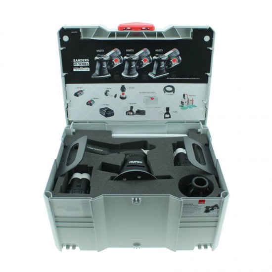 RUPES HSR73/BETA ΤΡΙΒΕΙΟ ΧΟΥΦΤΑΣ Φ125MM, ΜΠΑΤΑΡΙΑΣ (18V-2.5Ah) iBrid, Q-MAG ΜΕ ΑΠΟΡΡΟΦ. (