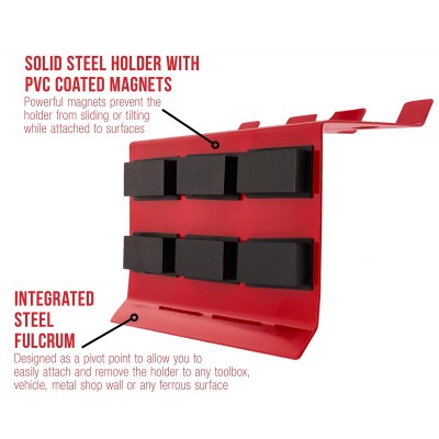 Maestro SG02 ΜΑΓΝΗΤΙΚΗ ΒΑΣΗ ΣΥΓΚΡΑΤΗΣΗΣ ΠΙΣΤΟΛΙΩΝ ΒΑΦΗΣ ΜΕ 2 ΘΕΣΕΙΣ ΚΟΡΜΟΥ