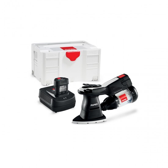 RUPES HSS73/BETA ΤΡΙΒΕΙΟ ΧΟΥΦΤΑΣ ΤΡΙΓΩΝΙΚΟ, ΜΠΑΤΑΡΙΑΣ (18V-2.5Ah) iBrid, Q-MAG ΜΕ ΑΠΟΡΡΟΦ. (