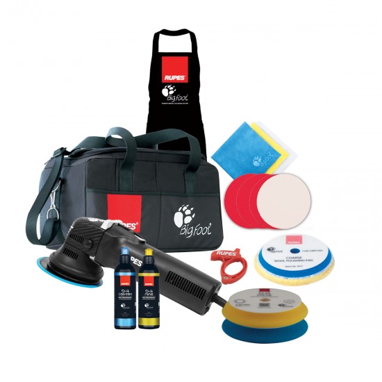 RUPES LHR125_LUX BIGFOOT DUETTO ΕΚΚΕΝΤΡΟΣ ΑΛΟΙΦΑΔΟΡΟΣ ΓΥΑΛΙΣΜΑΤΟΣ 15MM ΗΛΕΚΤΡΙΚΟΣ (ΜΕΓΑΛΟ ΚΙΤ)