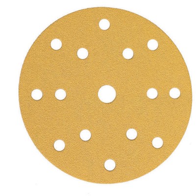 RUPES 9.33400 MP330, ΓΥΑΛΟΧΑΡΤΟ 15ΤΡΥΠΟ HOOKIT 150MM, P400