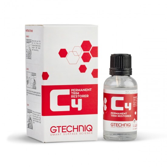 GTECHNIQ C4_0.03 ΚΕΡΑΜΙΚΗ ΕΠΙΣΤΡΩΣΗ ΓΙΑ ΠΛΑΣΤΙΚΑ, PERMANENT TRIM RESTORER (30ML)