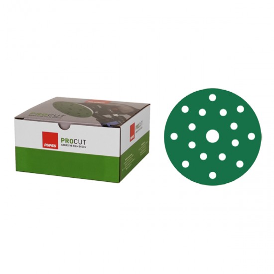 RUPES 9.45FC080 PROCUT ΓΥΑΛΟΧΑΡΤΟ ΦΙΛΜ ΞΗΡΑΣ ΤΡΙΒΗΣ 17H, HOOKIT, 125MM, P80