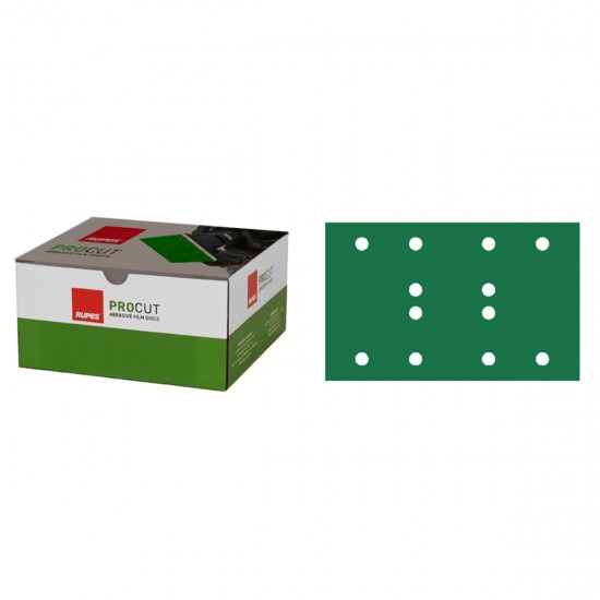RUPES 9.45FB080 PROCUT ΓΥΑΛΟΧΑΡΤΟ ΦΙΛΜ ΤΡΙΒΕΙΟΥ ΧΟΥΦΤΑΣ 12H, HOOKIT, 80MM x 130MM, P80