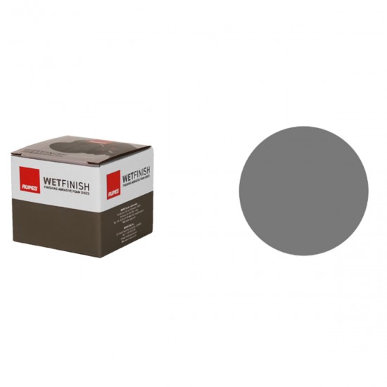 RUPES 9.45TE3000 WETFINISH ΓΥΑΛΟΧΑΡΤΟ ΥΓΡΑΣ ΤΡΙΒΗΣ HOOKIT, ΓΚΡΙ ΑΦΡΟΣ 3MM, 75MM, P3000