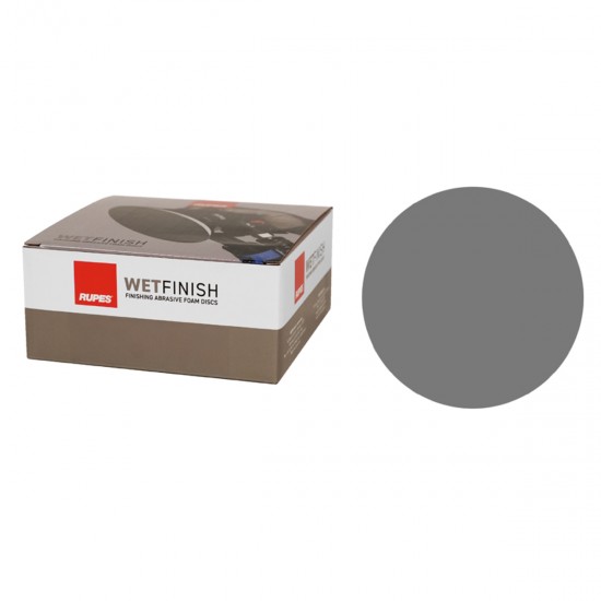 RUPES 9.45TD3000 WETFINISH ΓΥΑΛΟΧΑΡΤΟ ΥΓΡΑΣ ΤΡΙΒΗΣ HOOKIT, ΓΚΡΙ ΑΦΡΟΣ 3MM, 150MM, P3000