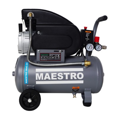 Maestro MAC-24 ΜΟΝΟΜΠΛΟΚ 1/Φ - 24 LT - 2HP - 1.5KW - 8BAR