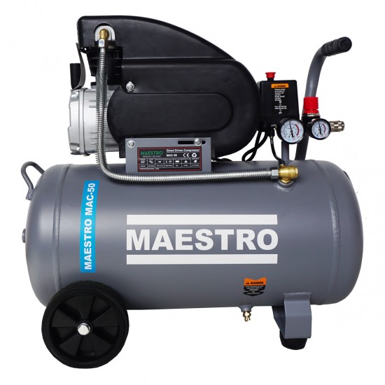 Maestro MAC-50 ΜΟΝΟΜΠΛΟΚ 1/Φ - 50 LT - 2HP - 1.5KW - 8BAR