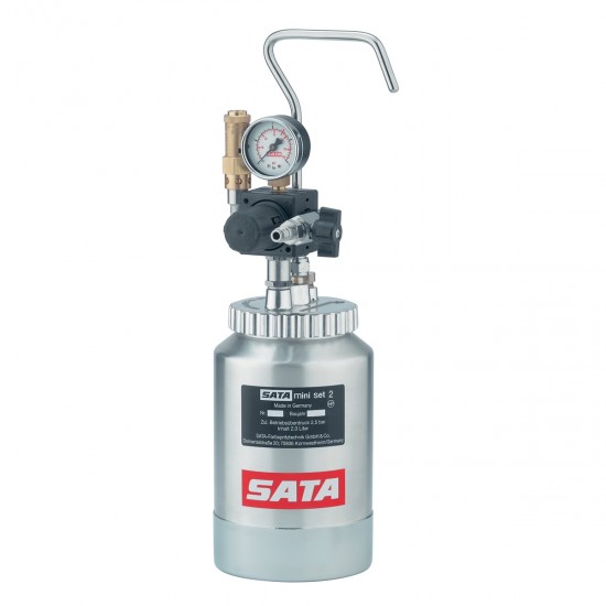 SATA 120840 Mini Set 2 - ΚΑΔΟΣ ΒΑΦΗΣ 2LT ΣΚΕΤΟΣ, ΧΩΡΙΣ ΠΙΣΤΟΛΙ ΚΑΙ ΛΑΣΤΙΧΑ  