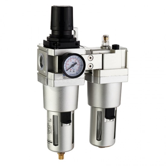 Maestro AERO1500-FRL-1 ΦΙΛΤΡΟΡΥΘΜΙΣΤΗΣ & ΕΛΑΙΩΤΗΡΑΣ 4000L/min,10BAR,40μ,130/190mL,338mm (ΜΑΥΡΟ)