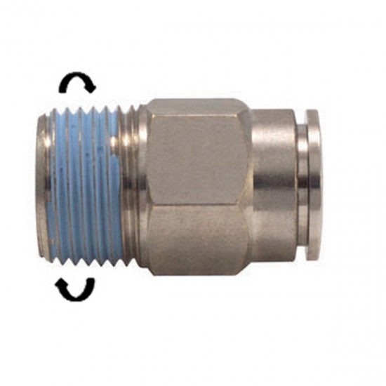 OMG ART520-1/4/D10 ΤΑΧΥΣΥΝΔΕΣΜΟΣ ΕΥΘΥΣ, ΑΡΣ. 1/4 - Φ10MM