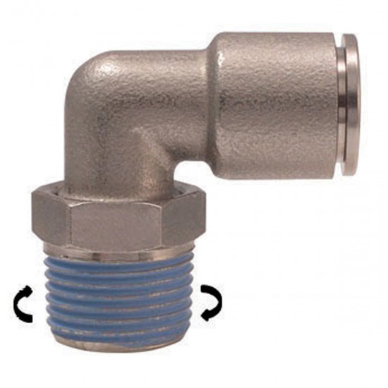 OMG ART521-1/4/D8 ΤΑΧΥΣΥΝΔΕΣΜΟΣ ΓΩΝΙΑΚΟΣ, ΑΡΣ. 1/4 - Φ8MM