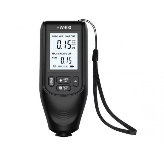 Maestro HW400 ΜΕΤΡΗΤΗΣ ΠΑΧΟΥΣ ΧΡΩΜΑΤΟΣ ΓΙΑ ΣΙΔ. & ΜΗ ΣΙΔ. ΜΕΤΑΛΛΑ (2xAAA)