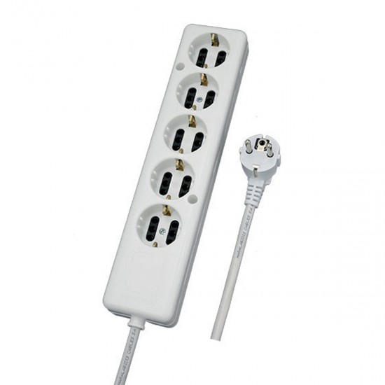 Maestro 35312 ΠΕΝΤΑΠΡΙΖΟ ΕΥΘΥ ΜΕ ΚΑΛΩΔΙΟ , 3Χ1MM 1,8Μ