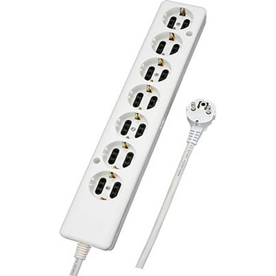 Maestro 37312 ΕΠΤΑΠΡΙΖΟ ΕΥΘΥ ΜΕ ΚΑΛΩΔΙΟ , 3Χ1MM 1,5Μ