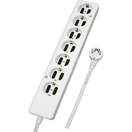 Maestro 37312 ΕΠΤΑΠΡΙΖΟ ΕΥΘΥ ΜΕ ΚΑΛΩΔΙΟ , 3Χ1MM 1,5Μ