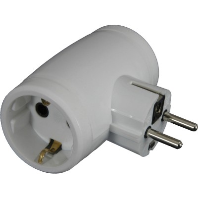 Maestro 50013 ΑΝΤΑΠΤΟΡΑΣ ΤΑΦ ΣΟΥΚΟ, 2 ΘΕΣΕΩΝ (ΛΕΥΚΟ)