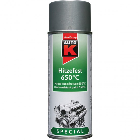Kwasny Group AutoK 233030 SPRAY ΒΕΡΝΙΚΙ ΥΨΗΛΩΝ ΘΕΡΜΟΚΡΑΣΙΩΝ (650°C), ΑΣΗΜΙ - 400 ML