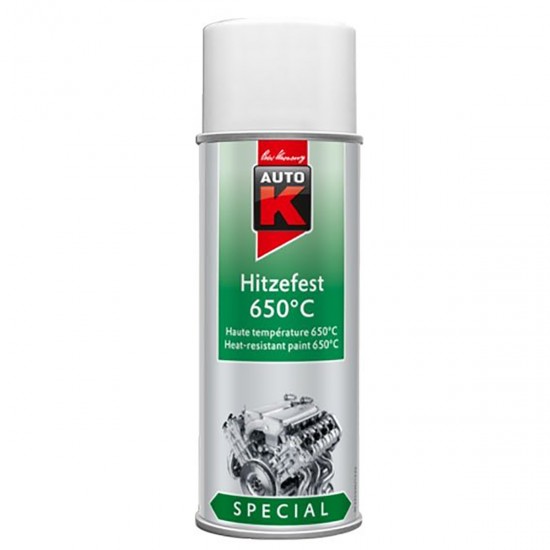 Kwasny Group AutoK 233042 SPRAY ΒΕΡΝΙΚΙ ΥΨΗΛΩΝ ΘΕΡΜΟΚΡΑΣΙΩΝ (650°C), ΑΣΠΡΟ - 400 ML