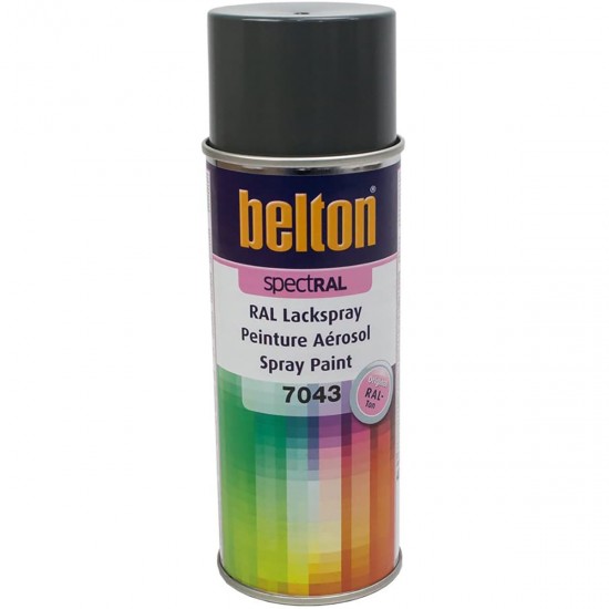 Kwasny Group Belton 324159 SPRAY RAL 7043 , ΓΚΡΙ ΚΥΚΛΟΦΟΡΙΑΣ (Β) - 400ML