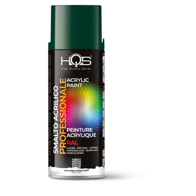 HQS 400HQS6005 SPRAY RAL 6005 , ΠΡΑΣΙΝΟ ΒΡΥΩΝ - 400 ML