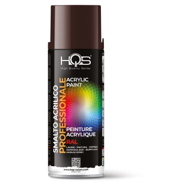HQS 400HQS8017 SPRAY RAL 8017 , ΣΟΚΟΛΑΤΙ - 400 ML