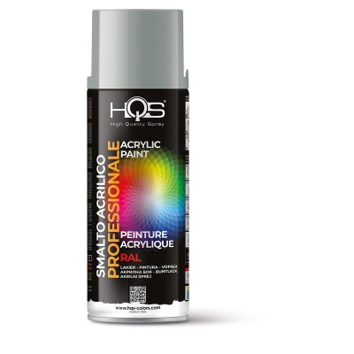 HQS 400HQS9006 SPRAY RAL 9006 , ΛΕΥΚΟ ΑΛΟΥΜΙΝΙΟΥ - 400 ML