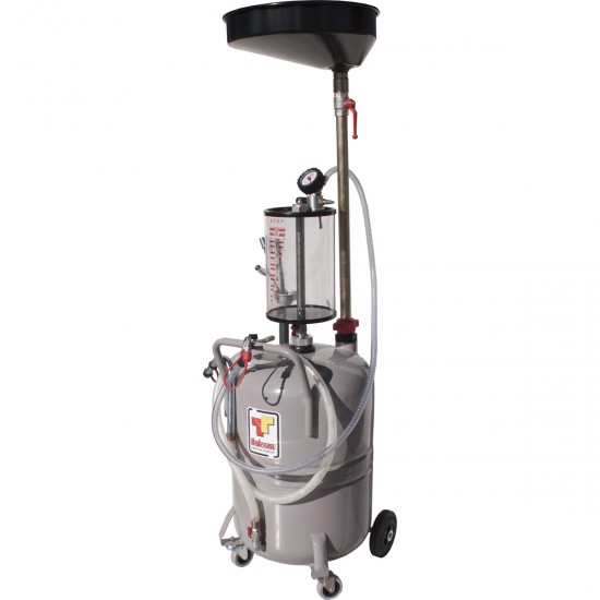 Italcom  32091 ΕΛΑΙΟΣΥΛΕΚΤΗΣ ΑΕΡΟΣ ΜΕ ΓΥΑΛΑ (10LT) & ΕΛΑΙΟΛΕΚΑΝΗ (ΧΩΡΗΤ. 85LT)