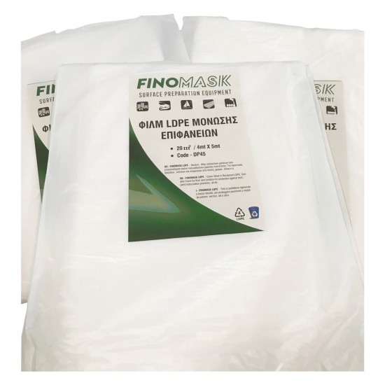 FinoMask DP-45 ΝΑΥΛΟΝ ΚΑΛΥΨΗΣ ΕΠΙΦΑΝΕΙΩΝ 4MT Χ 5 MT (115GSM -6MIC)