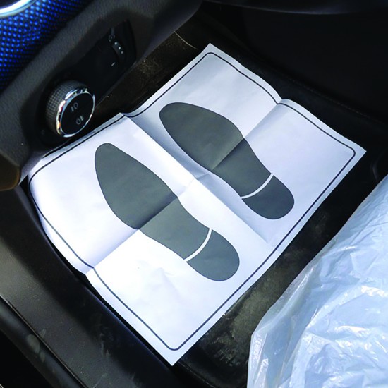 FinoMask PFM-380 ΠΑΤΑΚΙΑ ΑΥΤΟΚΙΝΗΤΟΥ, ΛΕΥΚΟ - ΧΑΡΤΙΝΟ (ΦΥΛΛΑ 380Χ500) (500ΤΕΜ)