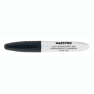 Maestro MARKARO120_BK MINI MARKER ΜΑΡΚΑΔΟΡΟΣ ΑΝΕΞΙΤΗΛΟΣ, 1.2MM, ΜΑΥΡΟΣ