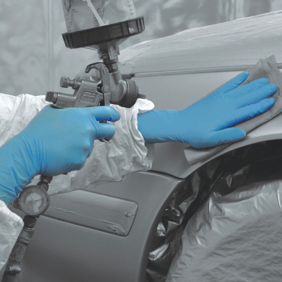 POLYCO GD19/L ΓΑΝΤΙΑ ΝΙΤΡΙΛΙΟΥ SHIELD 2 PF, ΜΠΛΕ (LARGE), LARGE