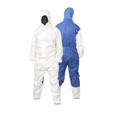 PELATEC SC330004 SIMTEC COOL ΟΛΟΣΩΜΗ ΦΟΡΜΑ ΠΡΟΣΤΑΣΙΑΣ ΒΑΦΗΣ ΜΕ ΚΟΥΚΟΥΛΑ, ΜΙΑΣ ΧΡΗΣΗΣ - XL (ΛΕΥΚΗ/ΜΠΛΕ)
