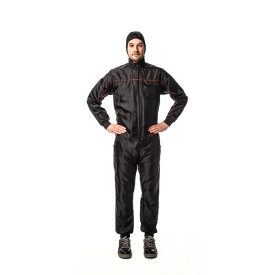 PELATEC AP300005 AIRMASTER PRO ΟΛΟΣΩΜΗ ΦΟΡΜΑ ΠΡΟΣΤΑΣΙΑΣ ΒΑΦΗΣ ΜΕ ΚΟΥΚΟΥΛΑ, PRIMIUM ΕΠΑΝ/ΜΕΝΗ - XXL (ΜΑΥΡΗ)