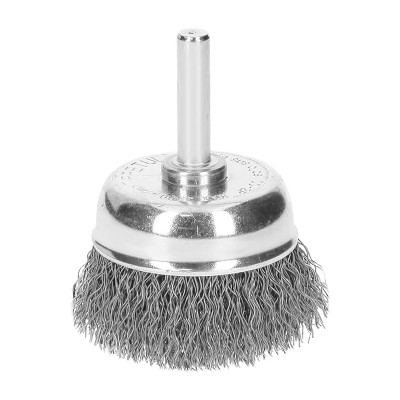 Maestro 66721-050 ΣΥΡΜΑΤΟΒΟΥΡΤΣΑ ΚΑΜΠΑΝΑ ΜΕ ΑΞΟΝΑ ΔΡΑΠΑΝΟΥ 6MM, INOX (Φ50MM)