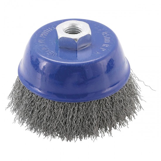 Maestro 34721-150 ΣΥΡΜΑΤΟΒΟΥΡΤΣΑ ΚΑΜΠΑΝΑ ΜΕ ΣΠΕΙΡΩΜΑ M14, ΜΠΛΕ (Φ150MM)