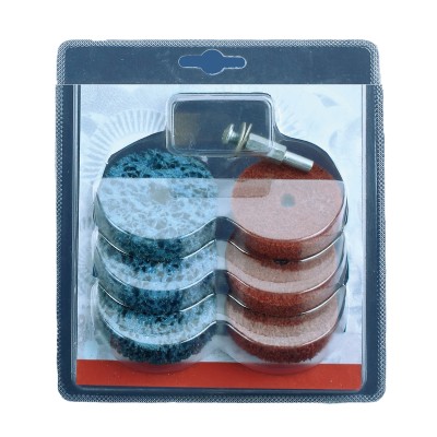 Maestro ROK-506 ΣΕΤ ΔΙΣΚΟΙ ΚΑΘΑΡΙΣΜΟΥ - ΤΡΙΒΗΣ & ΔΙΣΚΟΙ ΛΕΙΑΝΣΗΣ 6 ΤΕΜ, 50MM KAI ΑΞΟΝΑ 6MM