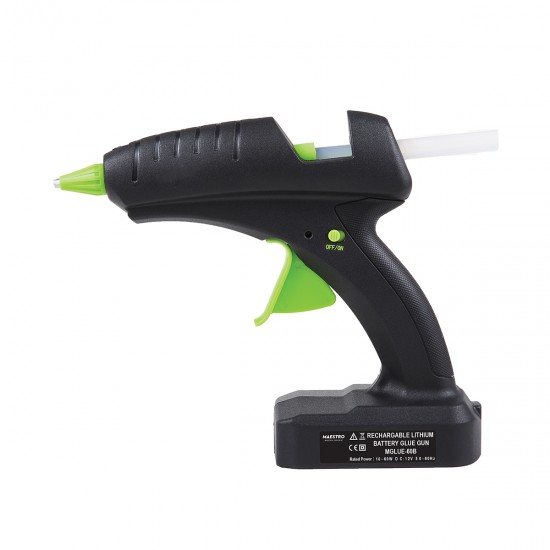 Maestro MGLUE-60B ΠΙΣΤΟΛΙ ΘΕΡΜΗΣ ΣΙΛΙΚΟΝΗΣ ΜΠΑΤΑΡΙΑΣ 60W, 12V-2.0Ah, Φ10.8-11.5MM, 360g