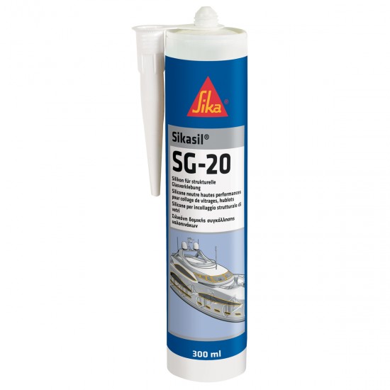 SIKA 114771 SIKASIL®-SG-20 ΟΥΔΕΤΕΡΗ ΜΗΧΑΝΙΚΗ ΣΙΛΙΚΟΝΗ, 300ML (ΛΕΥΚΟ)